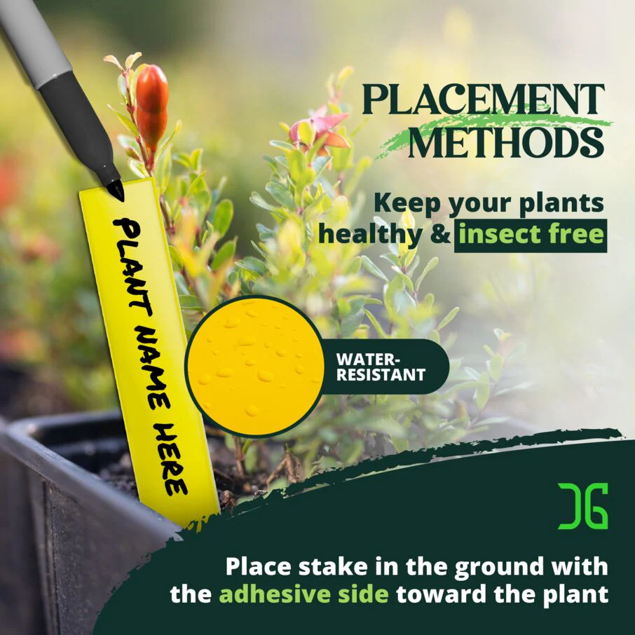 Dual Action Plant Labels Sticky Insect Trap - Image 5
