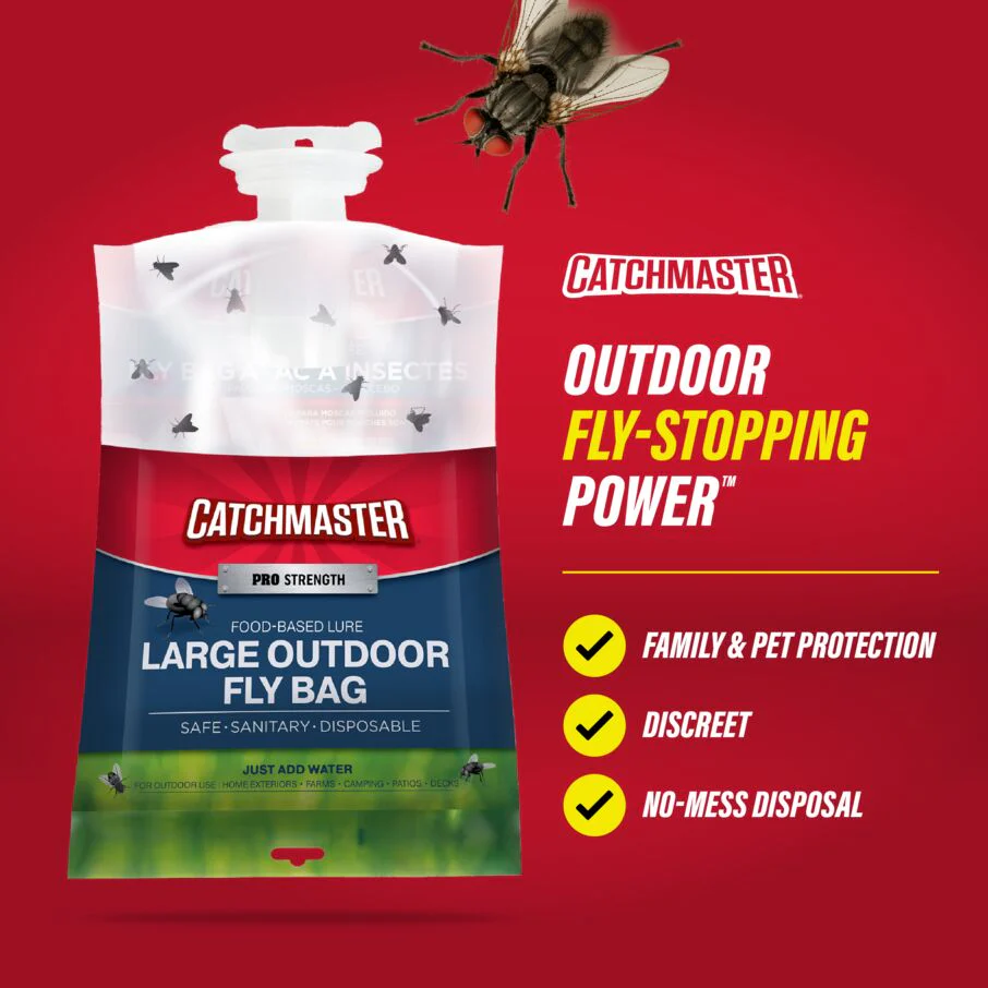 PRO Series Outdoor Fly Bag Trap with Food-Based Lure - Image 7