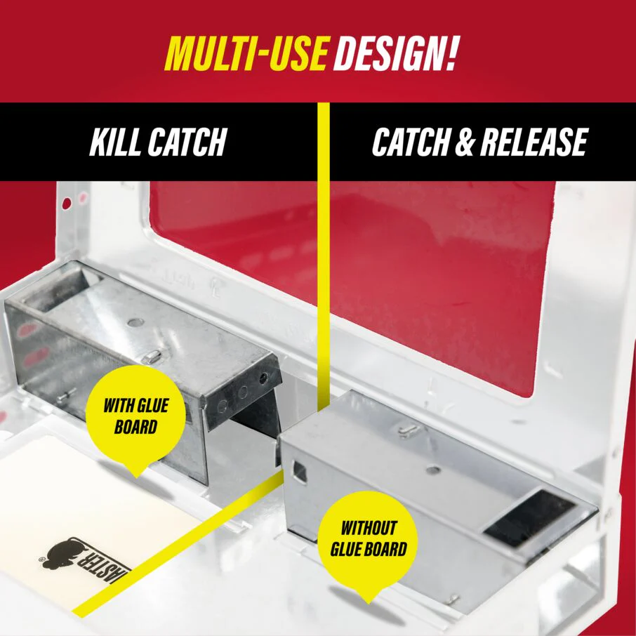 Pro Series Multi-Catch Mouse Trap Includes Replaceable Glue Board (White) - Image 6