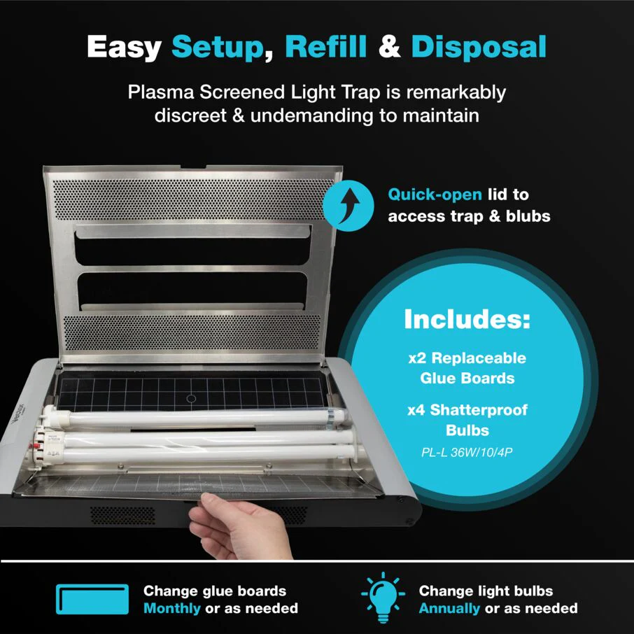 Vector Plasma Screened UV Fly Light Trap - Image 5