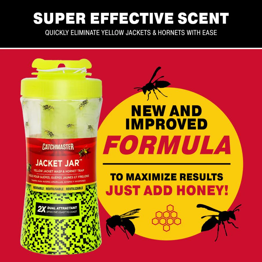 Yellow Jacket, Hornet, & Wasp Trap Jar Bait Refills - Image 3